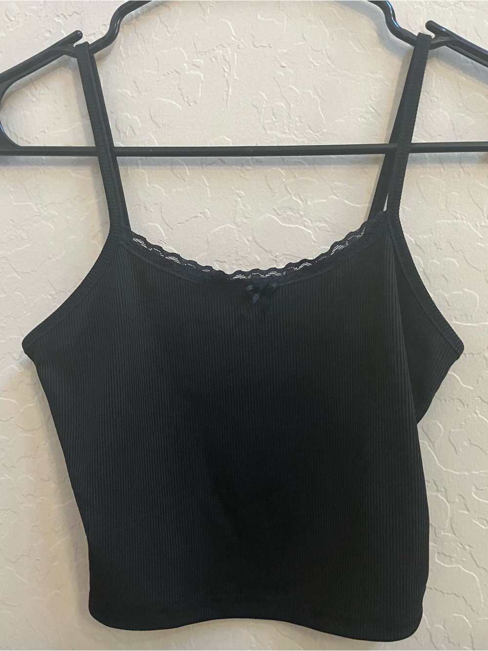Women’s Black Cropped Cami XS